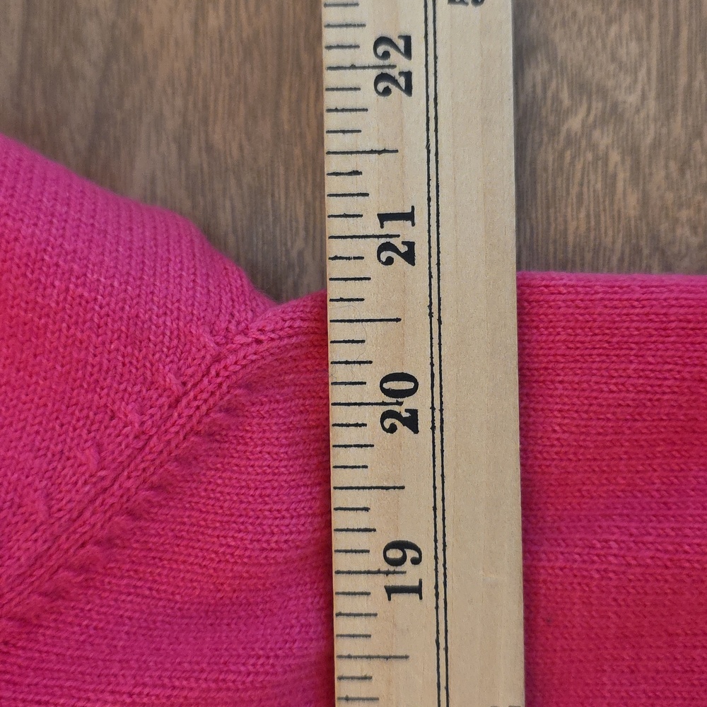 ON 34th Fuchsia Sweater XL NWT Bright Pink Knit Cozy Minimalist Preppy - Picture 12 of 14